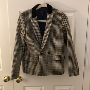 J. Crew houndstooth blazer, size 6, worn once